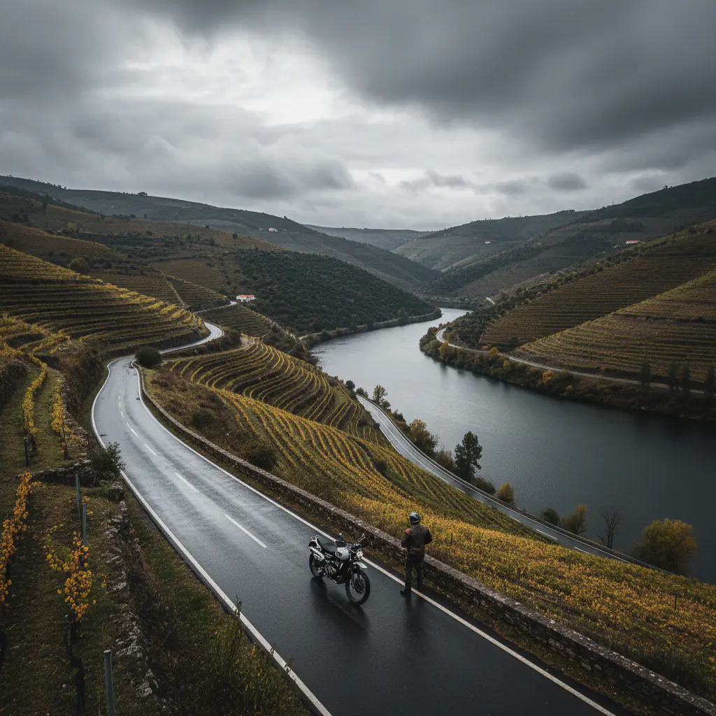 Estrada N222 no Douro
